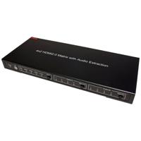 ROLINE 4K HDMI Matrix Switch, 4x2, met afstandsbediening