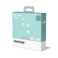 Celly - USB-Kabel Type-C, 1,5 meter, Groen - Rubber - Celly Pantone - thumbnail