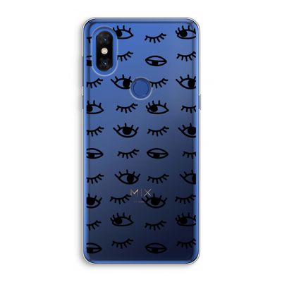 Eye pattern #2: Xiaomi Mi Mix 3 Transparant Hoesje