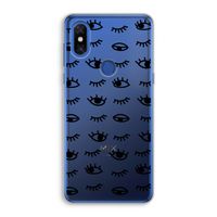 Eye pattern #2: Xiaomi Mi Mix 3 Transparant Hoesje