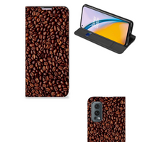 OnePlus Nord 2 5G Flip Style Cover Koffiebonen