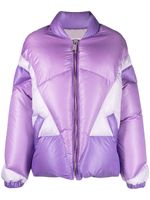 Khrisjoy veste matelassée à motif cœur - Violet