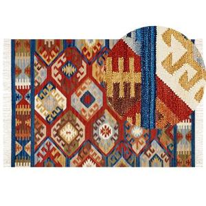 Beliani - JRVESH - Kelim vloerkleed - Multicolor - 160 x 230 cm - Wol