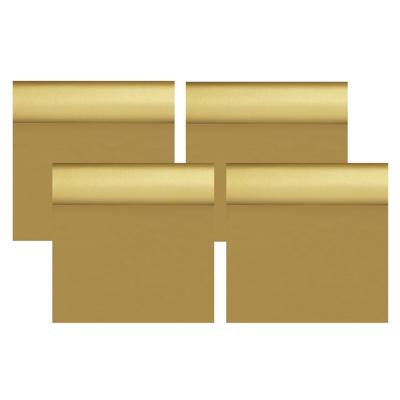 Tafelloper/placemats - 4x - goud - 40 x 480 cm - dunicel FSC papier - tafellaken