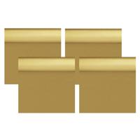 Tafelloper/placemats - 4x - goud - 40 x 480 cm - dunicel FSC papier - tafellaken
