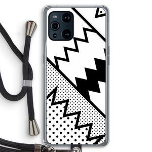 Pop Art #5: Oppo Find X3 Pro Transparant Hoesje met koord