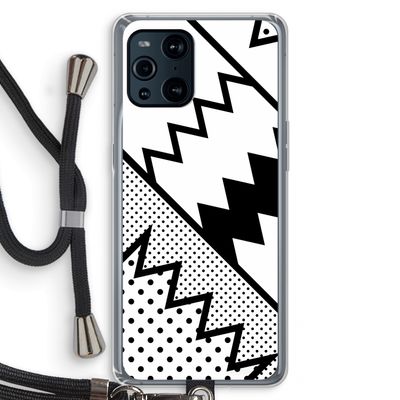 Pop Art #5: Oppo Find X3 Pro Transparant Hoesje met koord
