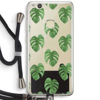 Monstera leaves: Huawei Ascend P10 Lite Transparant Hoesje met koord