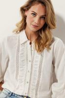 Tramontana Gathered Detail Blouse | Off White