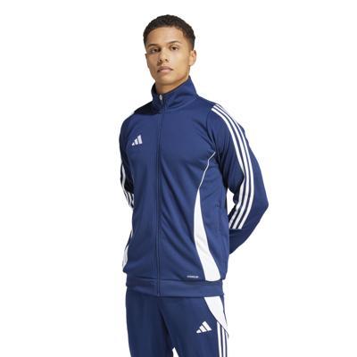 adidas Tiro 24 Trainingsjack Donkerblauw Wit adidas Tiro 24 Trainingsjack Donkerblauw Wit