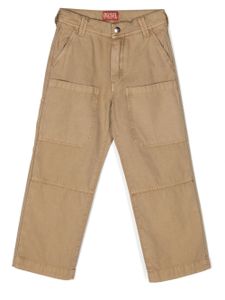 Diesel Kids pantalon Verve à coupe droite - Tons neutres