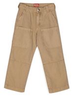 Diesel Kids pantalon Verve à coupe droite - Tons neutres