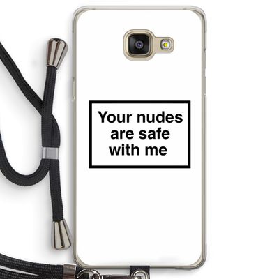 Safe with me: Samsung Galaxy A5 (2016) Transparant Hoesje met koord