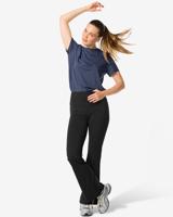 HEMA Dames sportlegging flared zwart (zwart)