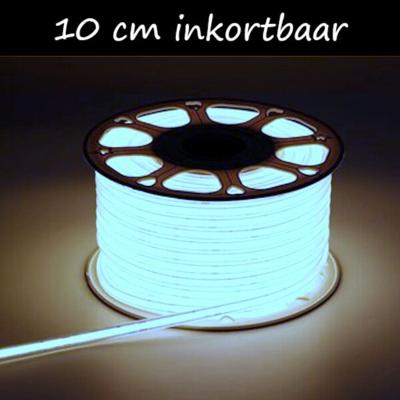 COB Ledstrip 230 Volt - Koel Wit 6000K - Per 10 cm inkortbaar - Dimbaar - IP65 COB Ledstrip 230 Volt - Koel Wit 6000K - Per 10 cm inkortbaar - Dimbaar - IP65