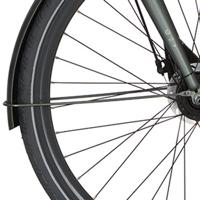 Cortina spatbordstang voor 28 speed matt titanic green