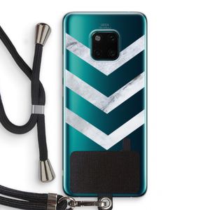 Marmeren pijlen: Huawei Mate 20 Pro Transparant Hoesje met koord