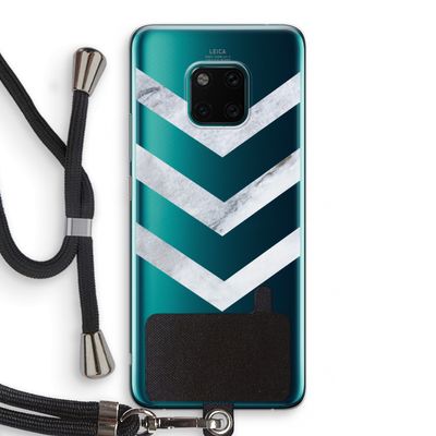 Marmeren pijlen: Huawei Mate 20 Pro Transparant Hoesje met koord