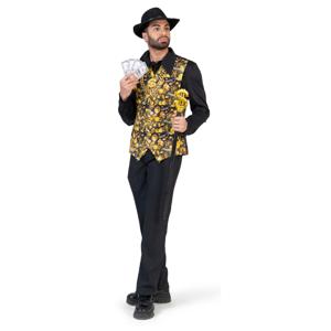 Bitcoin Gilet Heren Zwart/Goud