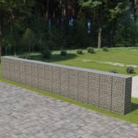Schanskorfmuur met deksels 900x50x150 cm gegalvaniseerd staal