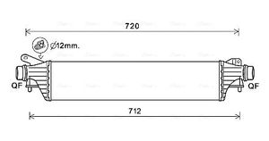 Intercooler, inlaatluchtkoeler OL4663