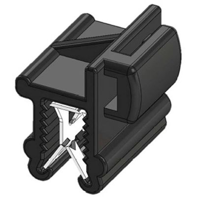 WKK 50097 Kabelbinder 200 mm 4.80 mm Zwart Kabelbundeling zijmontage, Hittegestabiliseerd, Weerbestendig 1 stuk(s)
