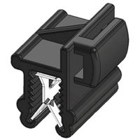 WKK 50097 Kabelbinder 200 mm 4.80 mm Zwart Kabelbundeling zijmontage, Hittegestabiliseerd, Weerbestendig 1 stuk(s) - thumbnail