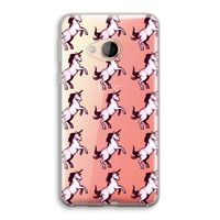 Musketon Unicorn: HTC U Play Transparant Hoesje