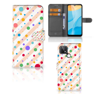 OPPO A15 Telefoon Hoesje Dots