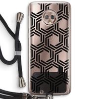 Geometrisch patroon: Motorola Moto G6 Transparant Hoesje met koord