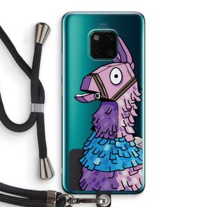 Lama: Huawei Mate 20 Pro Transparant Hoesje met koord