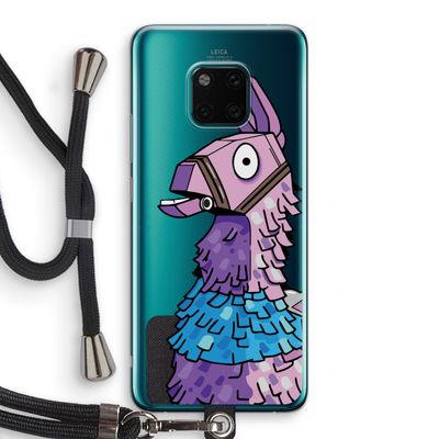 Lama: Huawei Mate 20 Pro Transparant Hoesje met koord