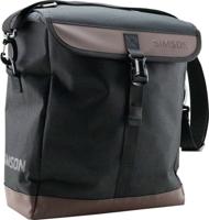 Enkele fietstas Simson urban 15 liter - nacht zwart