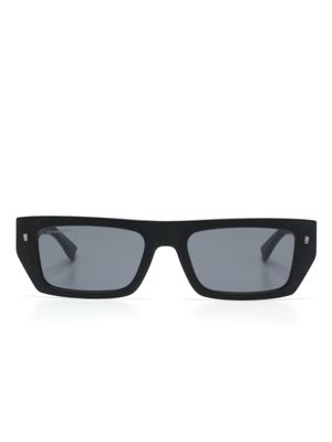 DSQUARED2 EYEWEAR lunettes de soleil à monture rectangulaire - Noir
