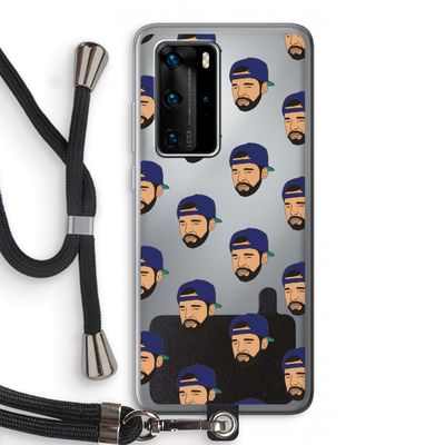 Drake Away: Huawei P40 Pro Transparant Hoesje met koord
