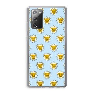 Leeuwenkoppen: Samsung Galaxy Note 20 / Note 20 5G Transparant Hoesje