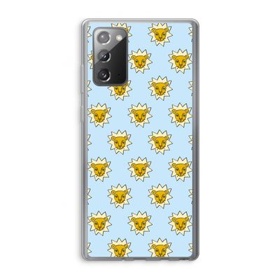 Leeuwenkoppen: Samsung Galaxy Note 20 / Note 20 5G Transparant Hoesje