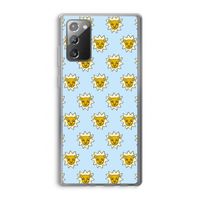 Leeuwenkoppen: Samsung Galaxy Note 20 / Note 20 5G Transparant Hoesje