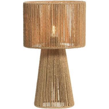 Tafellamp Senne - naturel papier - E14 - 40xØ22 cm - Leen Bakker