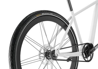 Continental contact stadsfietsband 700x37c zwart