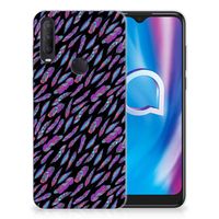 Alcatel 1S (2020) TPU bumper Feathers Color