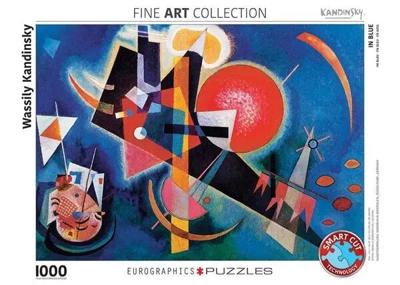 Wassily Kandinsky Puzzel 1000 Stukjes in Blue Wassily Kandinsky Puzzel 1000 Stukjes in Blue