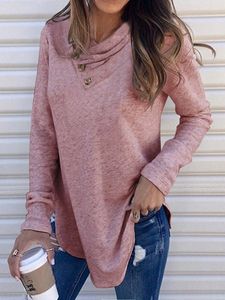 Simple Asymmetrical Cotton-Blend Top