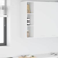 Hangkast met plank Riga Wit 20 x 29,5 x 80 cm Bewerkt hout