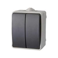 Interruttore doppio bidirezionale - GAO - Aquatop - IP54, impermeabile, resistente all'acqua/polvere