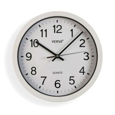 Muurklok Versa Wit Plastic Kwarts 4,3 x 30 x 30 cm