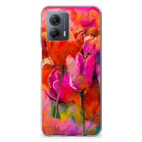 Smartphone hoesje Motorola Moto G53 Tulips