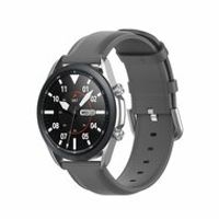 Classic leren bandje - Grijs - Samsung Galaxy Watch 3 - 41mm