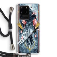 Golden Raven: Samsung Galaxy S20 Ultra Transparant Hoesje met koord