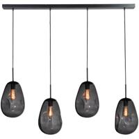 Masterlight Hanglamp Lava 4x smoke glas Ø 22,5cm 2761-05-130-4-05-60